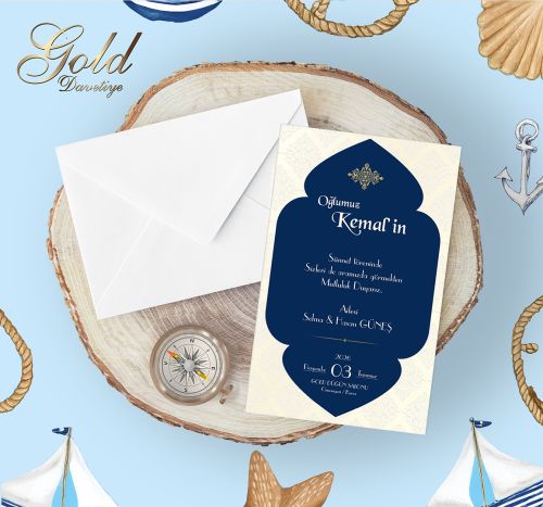 GOLD EKONOMİK SÜNNET DAVETİYELERİ