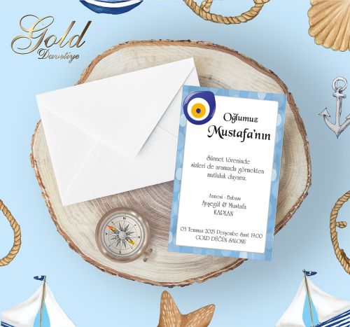 GOLD EKONOMİK SÜNNET DAVETİYELERİ