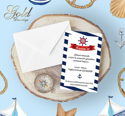 GOLD EKONOMİK SÜNNET DAVETİYELERİ