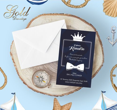 GOLD EKONOMİK SÜNNET DAVETİYELERİ