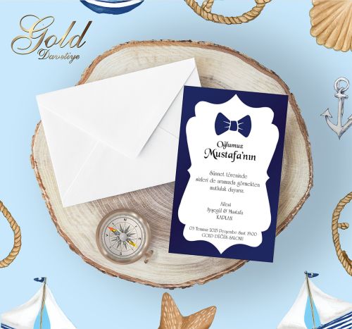 GOLD EKONOMİK SÜNNET DAVETİYELERİ