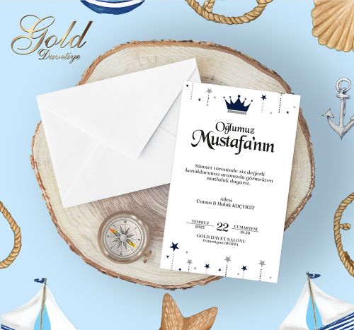 GOLD EKONOMİK SÜNNET DAVETİYELERİ