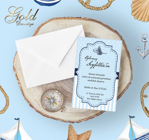 GOLD EKONOMİK SÜNNET DAVETİYELERİ