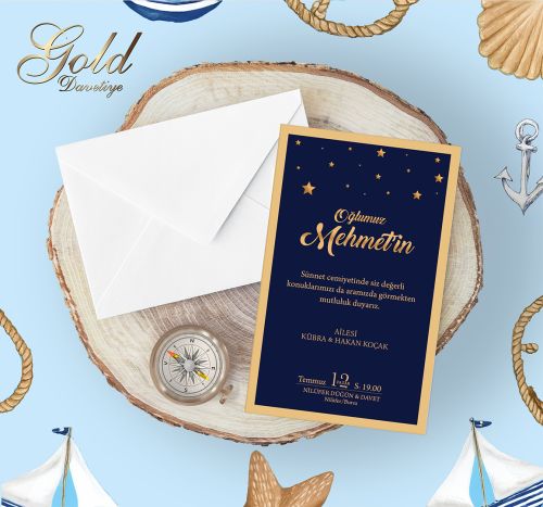 GOLD EKONOMİK SÜNNET DAVETİYELERİ