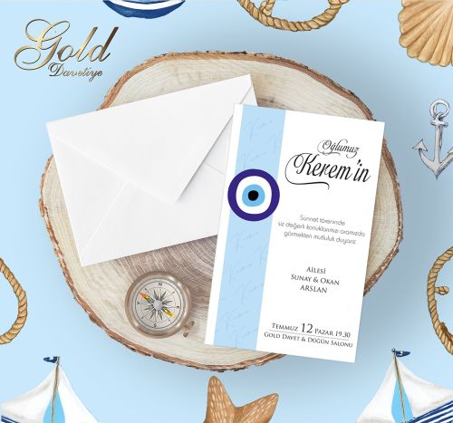 GOLD EKONOMİK SÜNNET DAVETİYELERİ