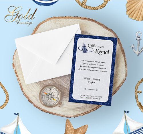 GOLD EKONOMİK SÜNNET DAVETİYELERİ