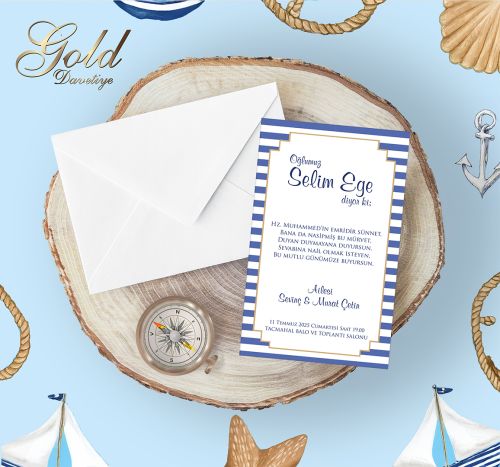 GOLD EKONOMİK SÜNNET DAVETİYELERİ