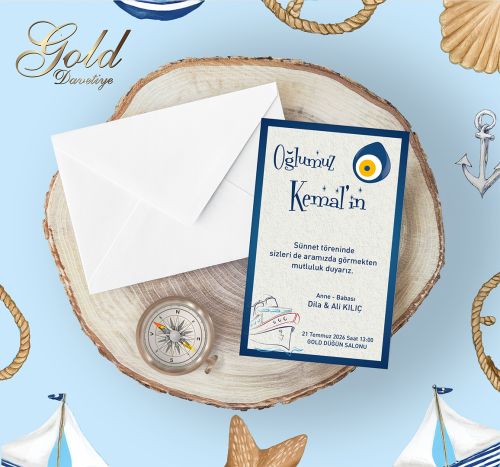 GOLD EKONOMİK SÜNNET DAVETİYELERİ