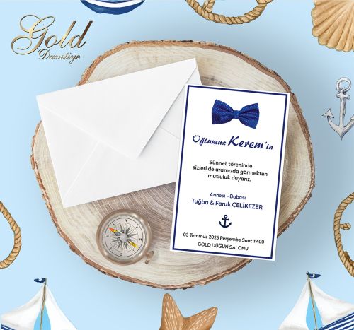 GOLD EKONOMİK SÜNNET DAVETİYELERİ