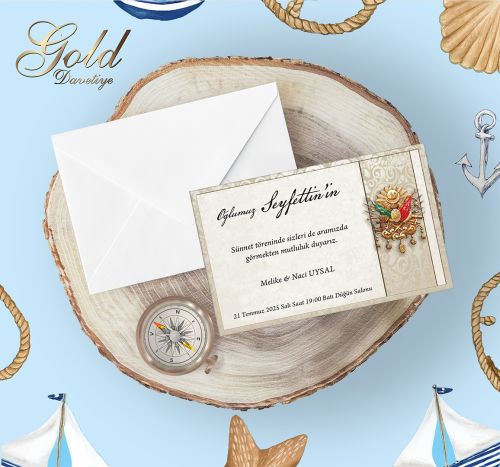 GOLD EKONOMİK SÜNNET DAVETİYELERİ