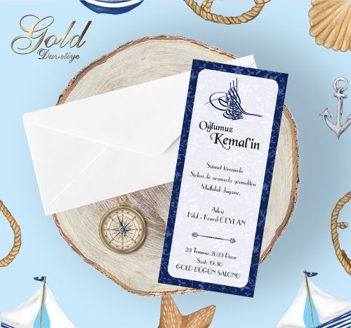 GOLD EKONOMİK SÜNNET DAVETİYELERİ