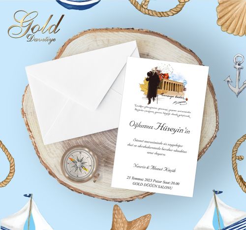 GOLD EKONOMİK SÜNNET DAVETİYELERİ