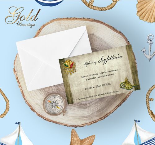 GOLD EKONOMİK SÜNNET DAVETİYELERİ