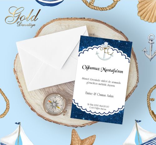 GOLD EKONOMİK SÜNNET DAVETİYELERİ