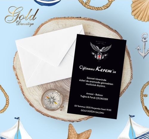 GOLD EKONOMİK SÜNNET DAVETİYELERİ