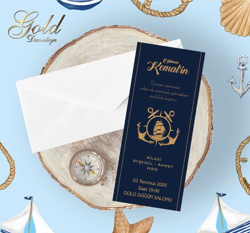 GOLD EKONOMİK SÜNNET DAVETİYELERİ