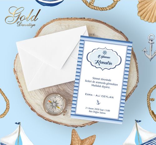 GOLD EKONOMİK SÜNNET DAVETİYELERİ