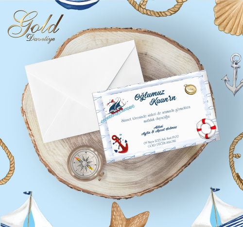 GOLD EKONOMİK SÜNNET DAVETİYELERİ