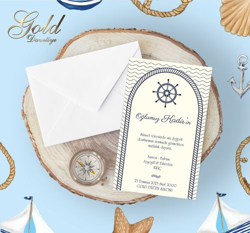 GOLD EKONOMİK SÜNNET DAVETİYELERİ