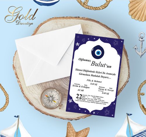 GOLD EKONOMİK SÜNNET DAVETİYELERİ