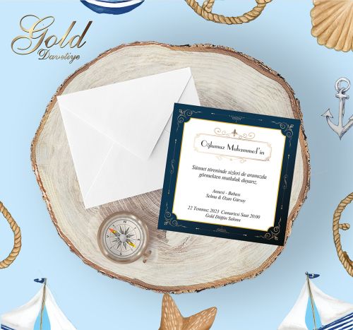 GOLD EKONOMİK SÜNNET DAVETİYELERİ