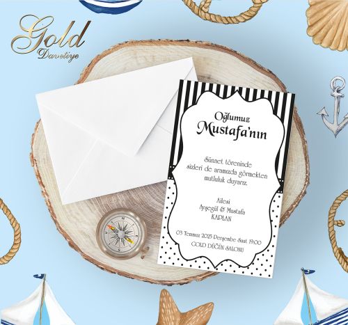 GOLD EKONOMİK SÜNNET DAVETİYELERİ