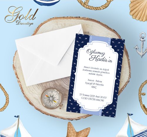 GOLD EKONOMİK SÜNNET DAVETİYELERİ