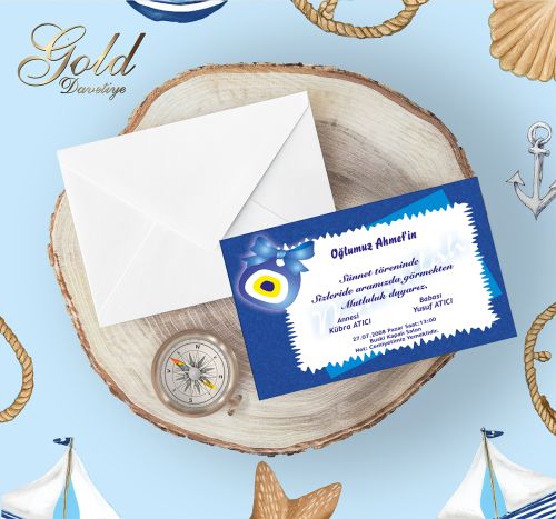 GOLD EKONOMİK SÜNNET DAVETİYELERİ