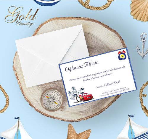 GOLD EKONOMİK SÜNNET DAVETİYELERİ